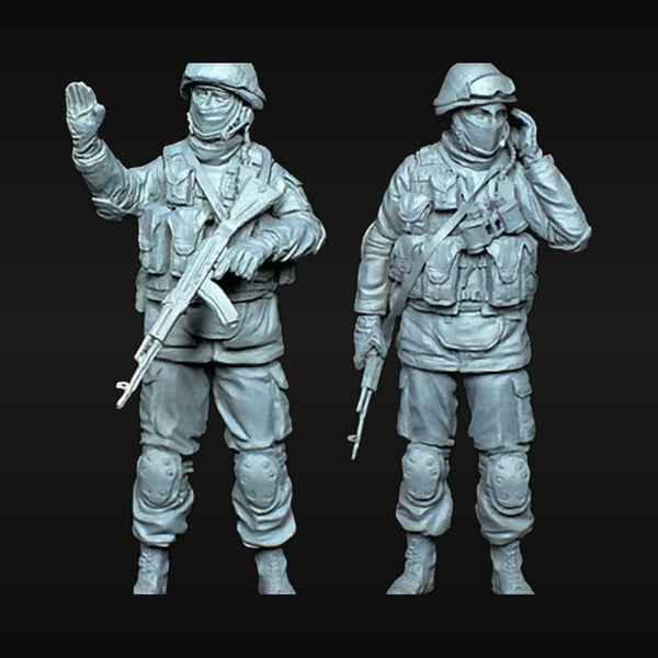 Modern Tactical Operators Set of 2 1/35 Resin Figure Kit