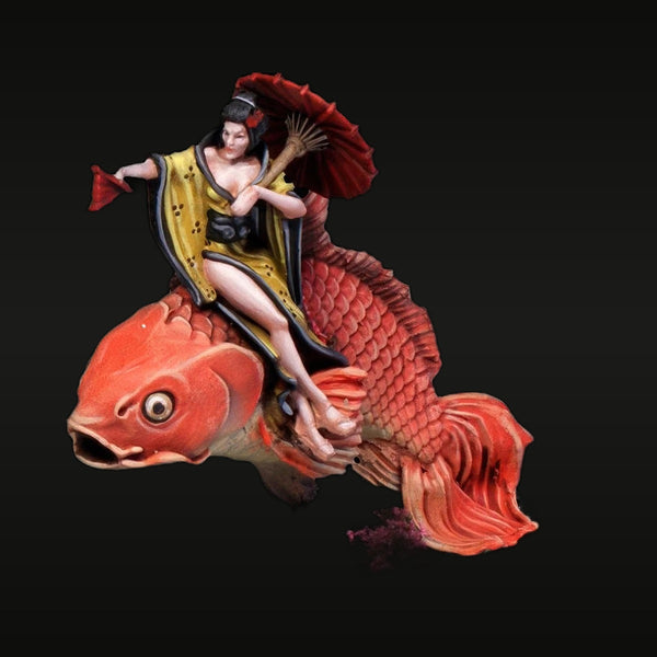 Hori Mizu Koi Rider Fantasy 28mm Resin Figure