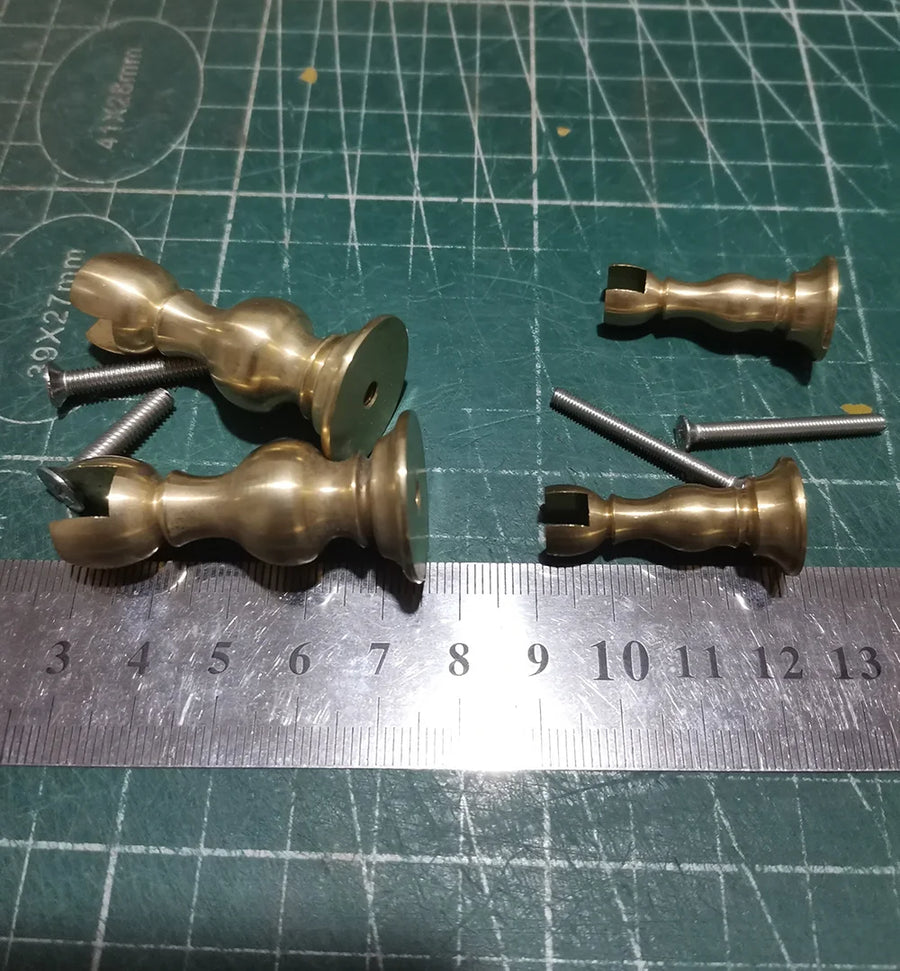 Metal Bust Display Stand Posts and Mounting Hardware Accessories - resin model view 5
