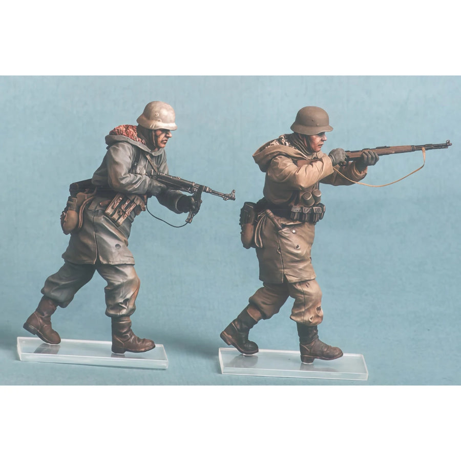 1/35 Resin Unpainted Model Kit, Military Theme, German Infantry Unassembled and Unpainted GK