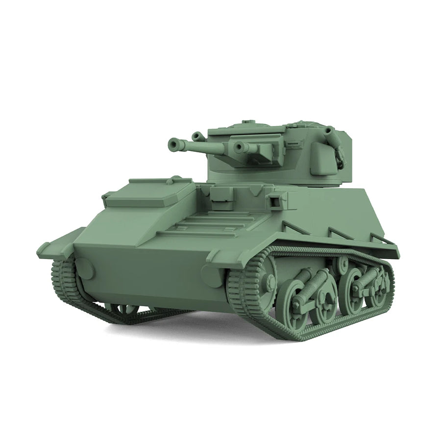 WWII American M3/M5 Stuart Light Tank 1/35 Resin Vehicle Kit - resin model view 2