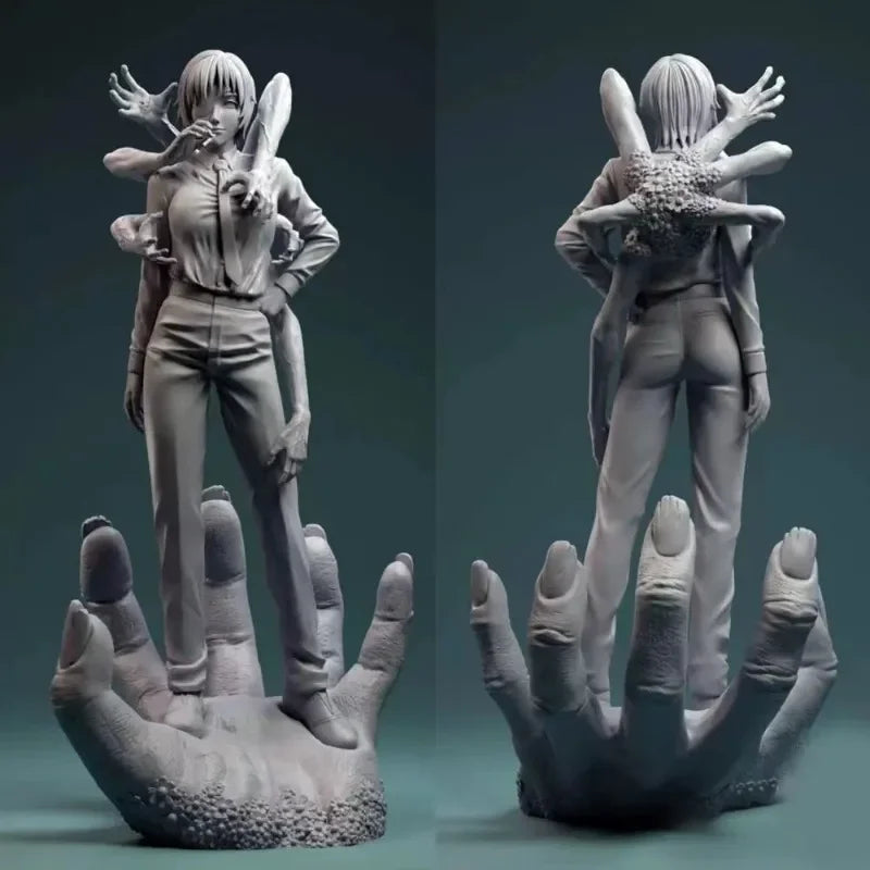 Makima Chainsaw Man Anime Character 1/24 Resin Figure Kit - resin model view 3