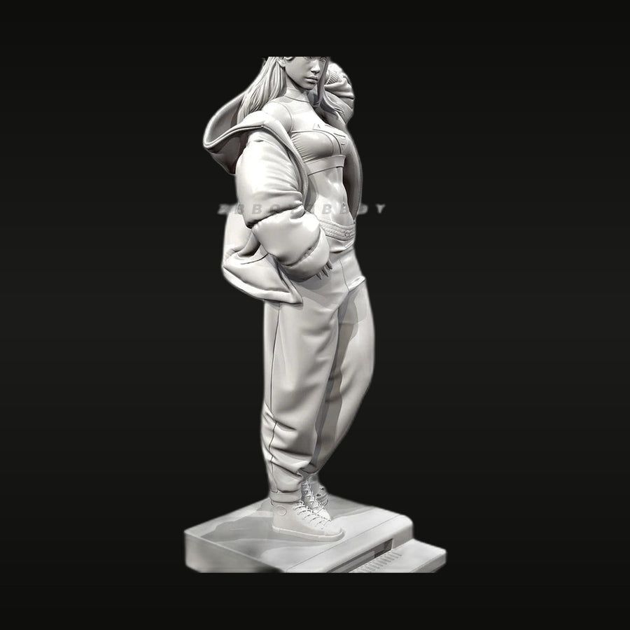 Female Streetwear Figure Resin Kit - unpainted resin model kit
