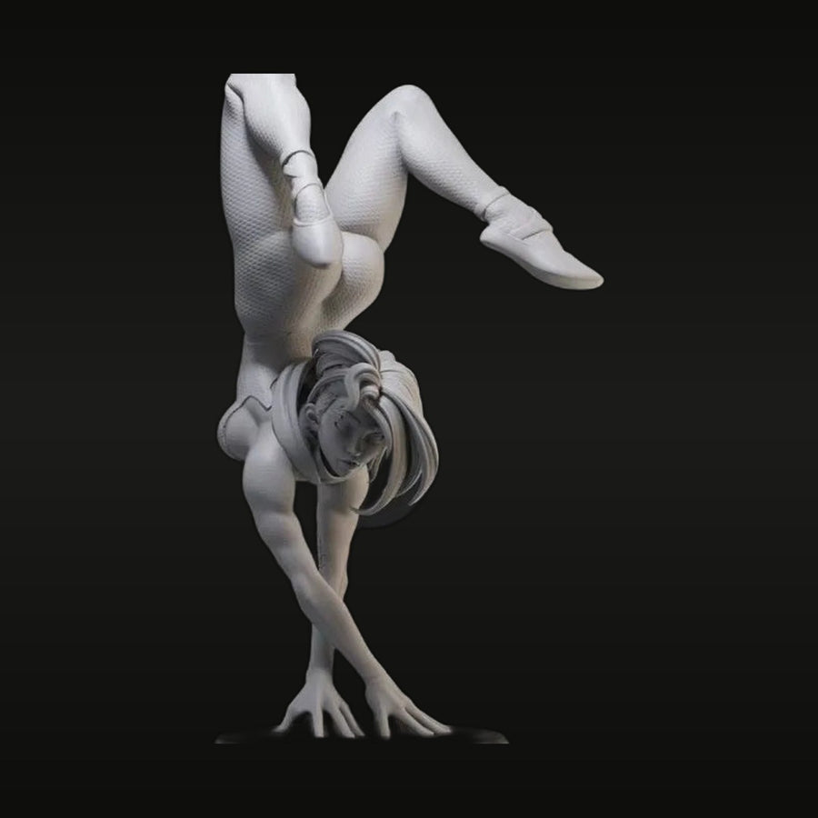 Fantasy Fitness Girl Handstand 1/24 Resin Figure Kit - unpainted resin model kit