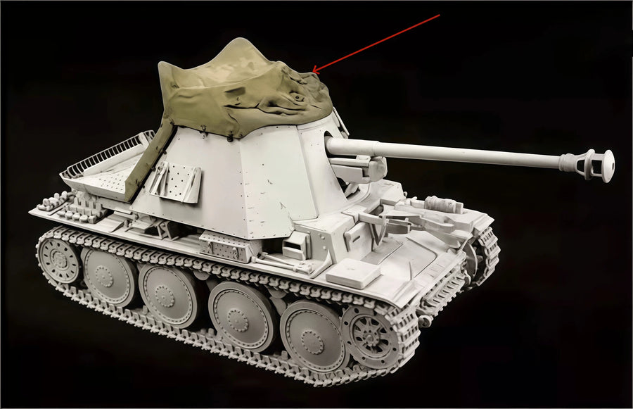 1/35 Tank Turret Sections (Resin Accessories) - resin model view 2
