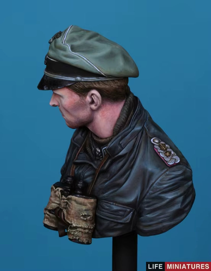 1:10 Resin Kit Joachim Peiper Unassembled Sculpture for Hobbyists