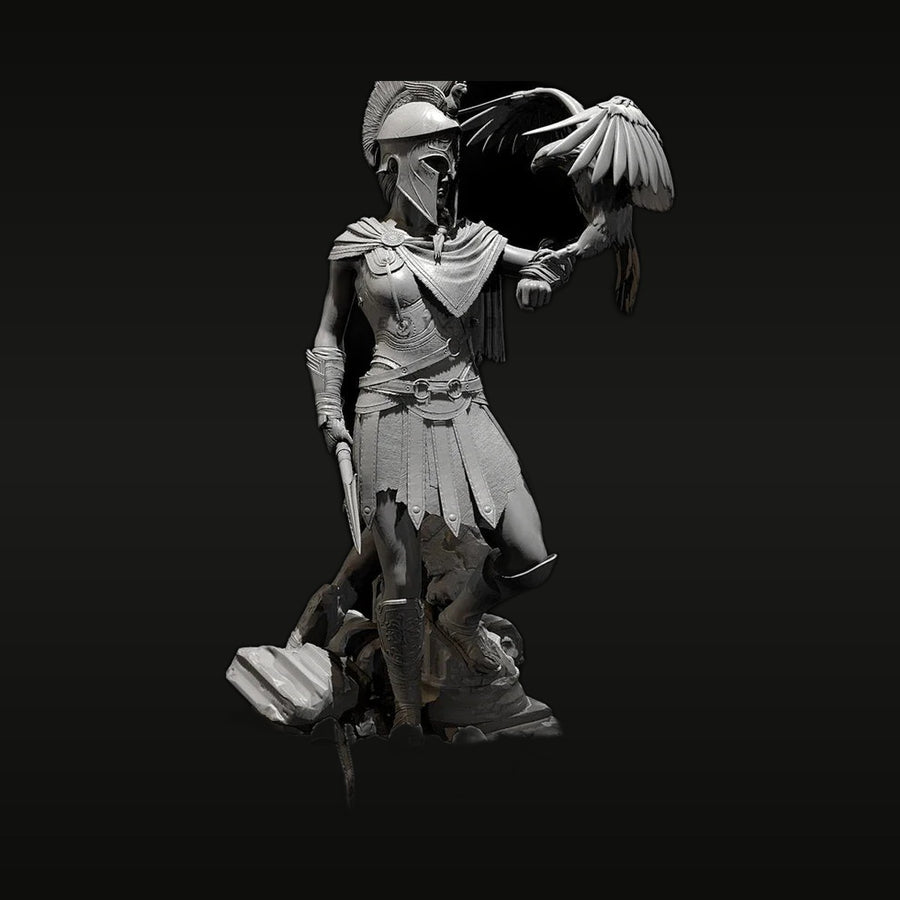 Ancient Roman Legionary with Eagle Standard & Sword 38mm Resin Figure Kit - unpainted resin model kit