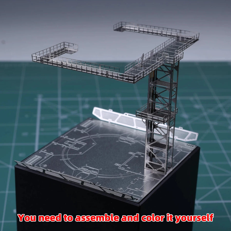 1/144 Photo Eatch PE Scale Model Kit Maintenance Platform Display Base Hobby Action Base Hobby Stand Accessory Figure HG RG BB