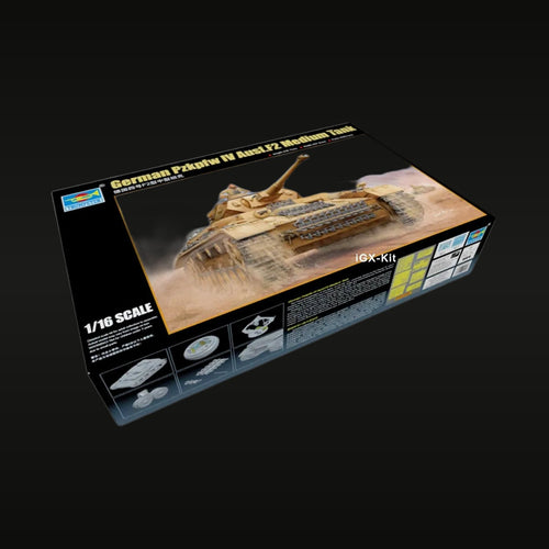 German Pzkpfw IV Ausf F2 Medium Tank 1/16 Resin Model Kit
