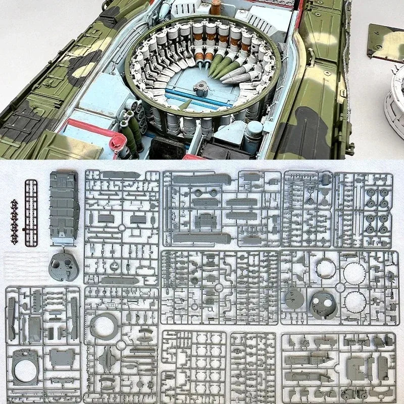 Amusing 35A060 Russian Main Battle Tank T-80U Full Interior Kit 1/35 Scale
