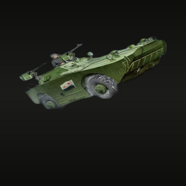 Soviet BRDM-1 Scout Car Cold War 1/35 Resin Display Model
