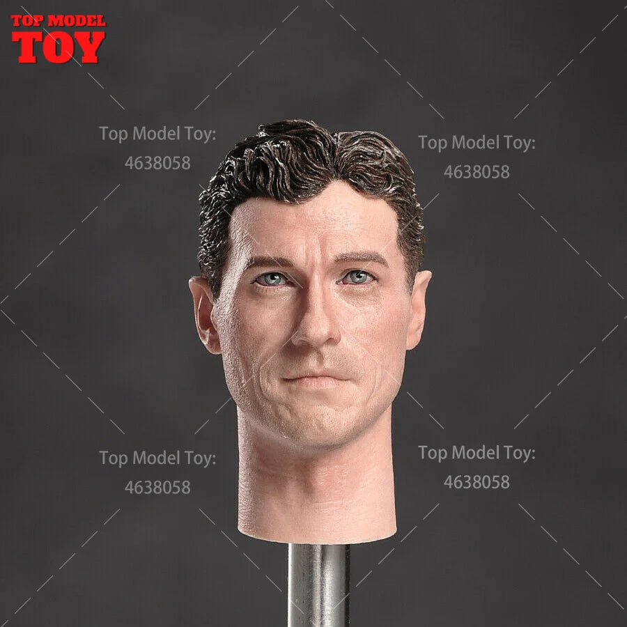 1/6 Scale WWII Submarine Captain British Bernard Law Montgomery PVC Head Sculpt Fit 12'' Male Soldier Action Figure Body Dolls