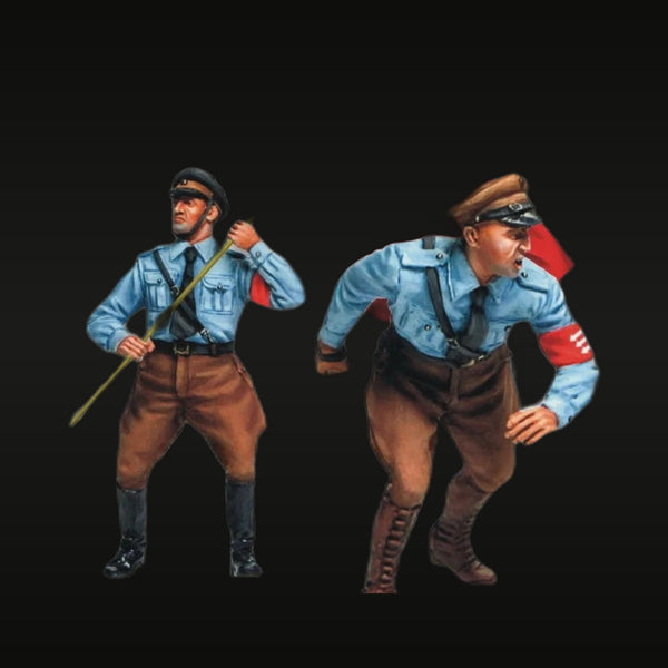 Weimar Eiserne Front Paramilitary 1931-1933 1/35 Resin Figure Set