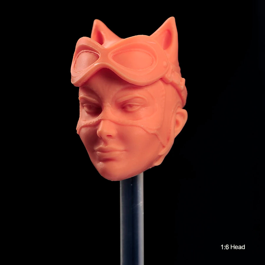 Catwoman Masked Portrait Bust 1/6 Resin Head Sculpt - resin model view 5