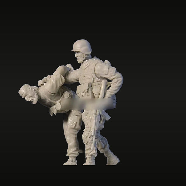 Modern US Soldier Casualty Evacuation 1/35 Resin Figure Kit
