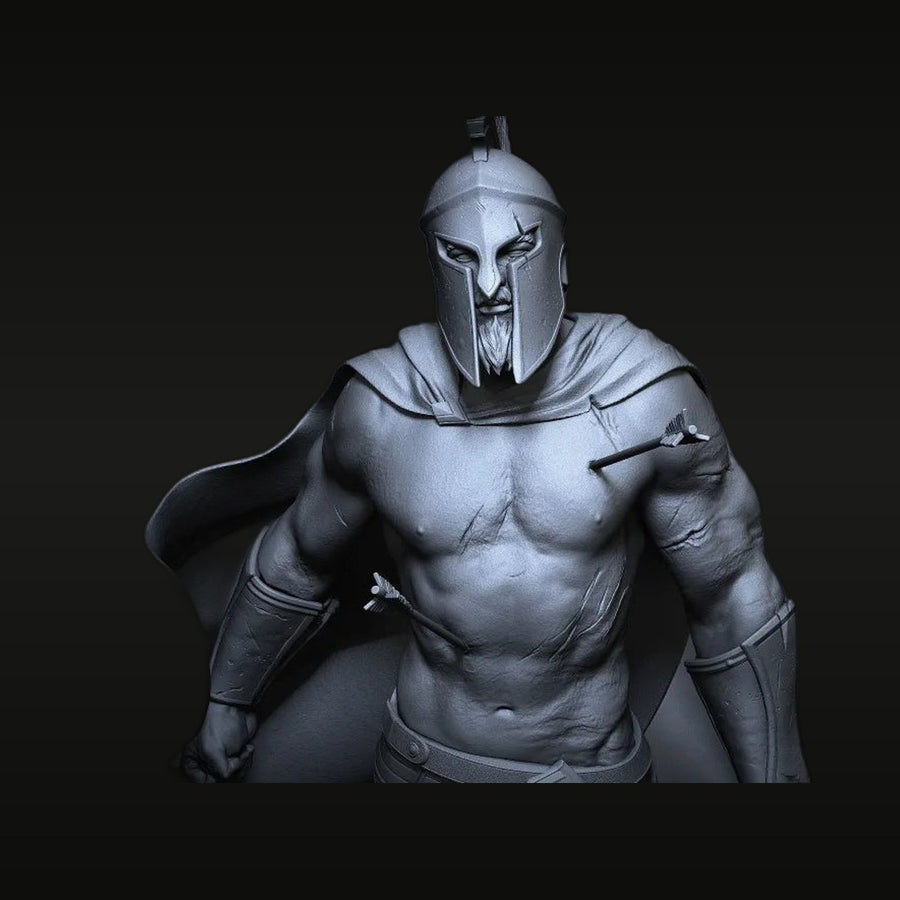Ancient Greek Spartan Warrior Bust with Corinthian Helmet 75mm Resin Kit - unpainted resin model kit