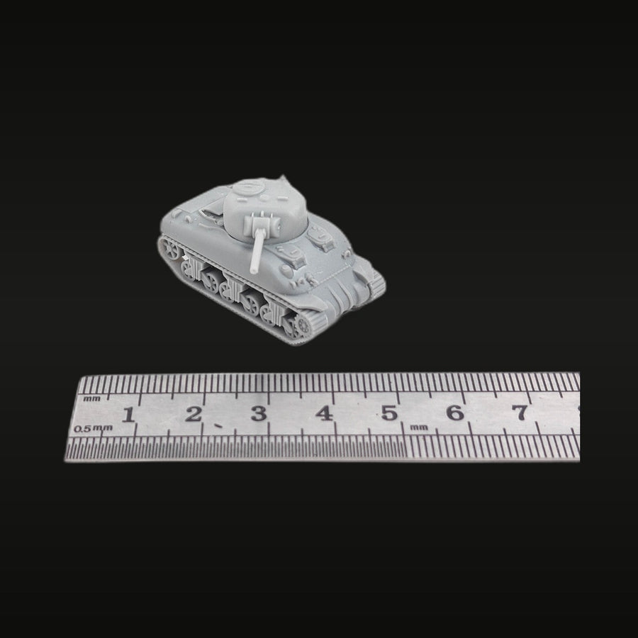 WWII US M4A1 Sherman Tank 28mm Resin Vehicle Kit - unpainted resin model kit