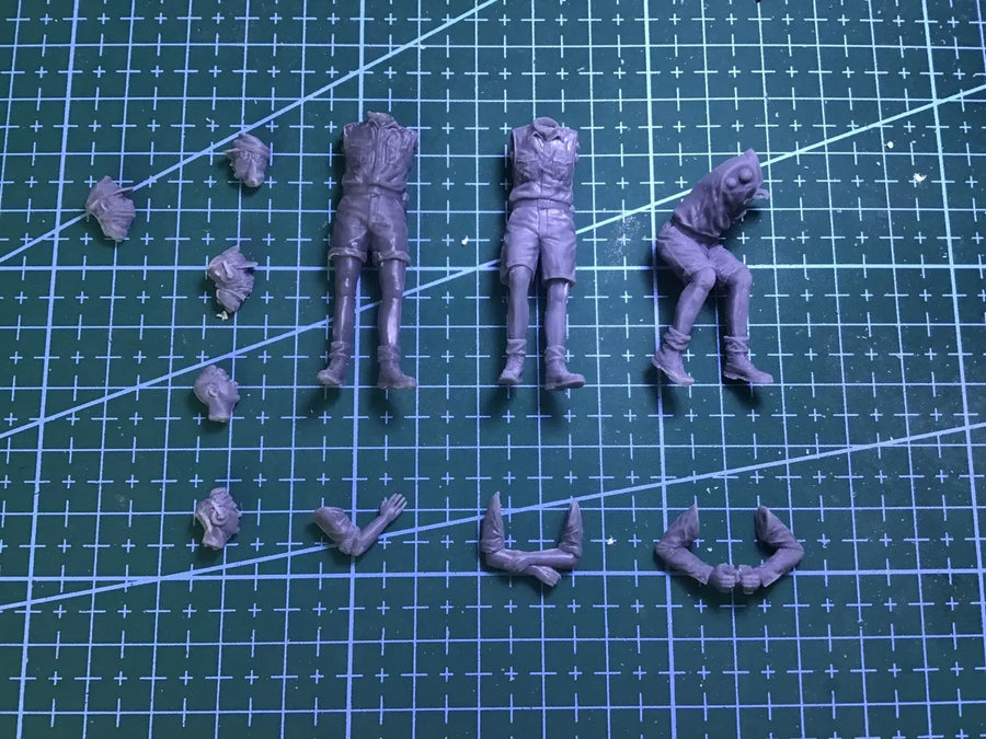 1/35 Resin Model Figure Gk，German Soldier , Unassembled and Unpainted Kit