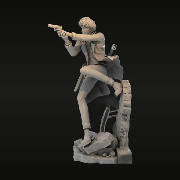 Spike Spiegel Combat Pose 1/24 Resin Figure Kit