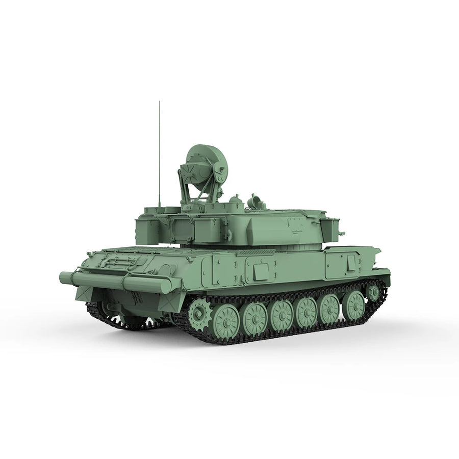 1/220 1/160 1/87 MRY-SFW SS806 Railway Military Model Kit Soviet ZSU-23-4 Shilka Self-Propelled Gun