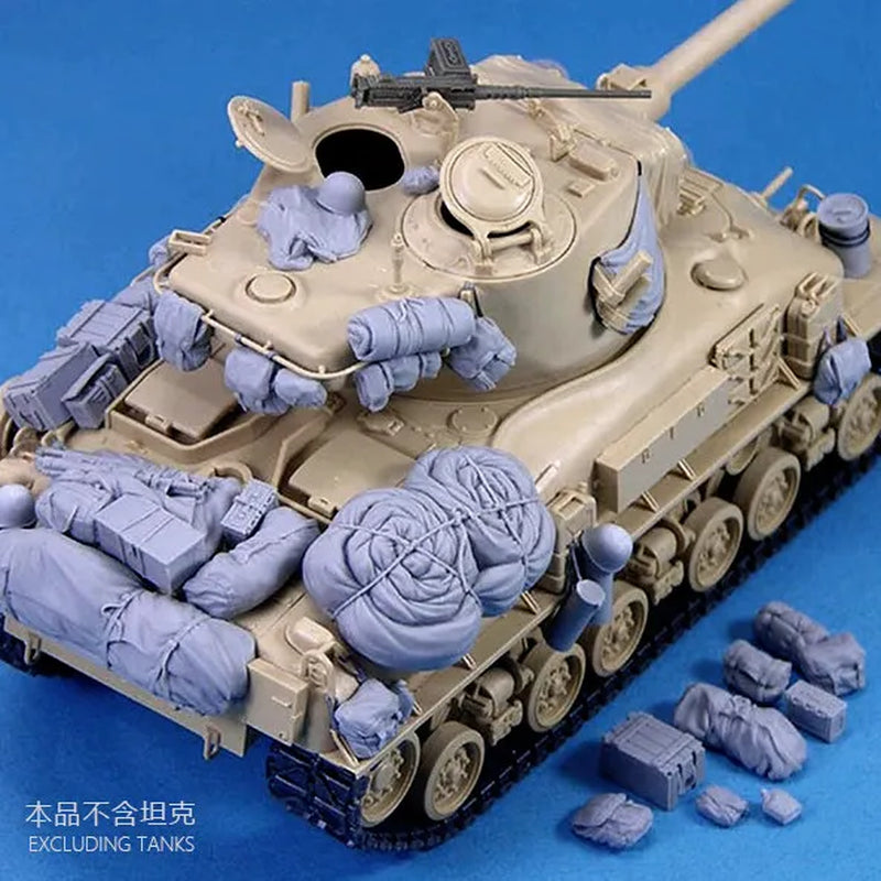1/35 Vehicle Rope Coils Detail Set (Resin Accessory) - resin model view 3