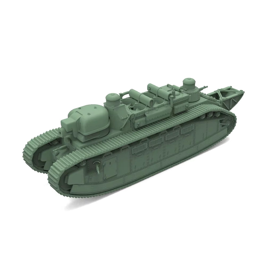 1/144 1/200 1/350 1/700  SS669 Military Model Kit France FCM 2C Bis Heavy Tank Miniature Static War Games