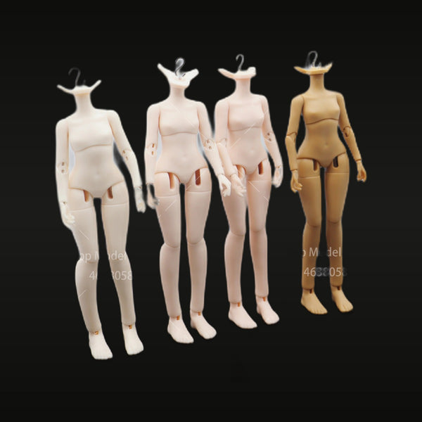 1/8 Scale Articulated BJD Female Base Bodies Set of 4 Resin Kit