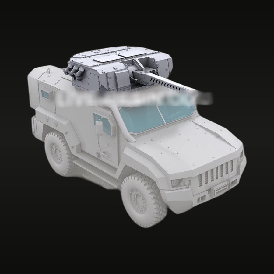 Modern Military Armored Patrol Vehicle with RCWS Turret 1/35 Resin Vehicle Kit - unpainted resin model kit