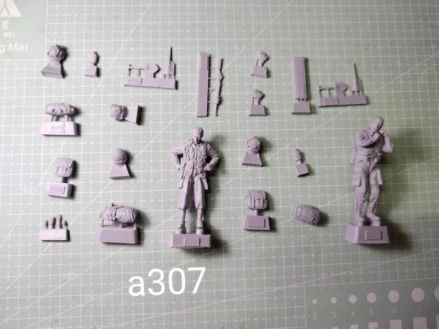 1/35 Resin Model Figure Gk，American Soldier, Unassembled and Unpainted Kit
