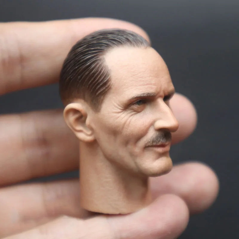 1/6 Scale WWII Submarine Captain British Bernard Law Montgomery PVC Head Sculpt Fit 12'' Male Soldier Action Figure Body Dolls