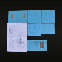Ruined Architectural Debris Building 1/35 Resin Terrain Diorama Kit