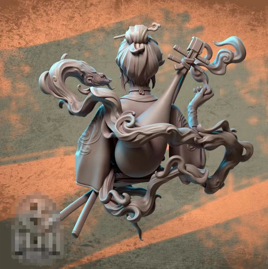 97Mm Resin Model Bust Gk，Unassembled and Unpainted Kit