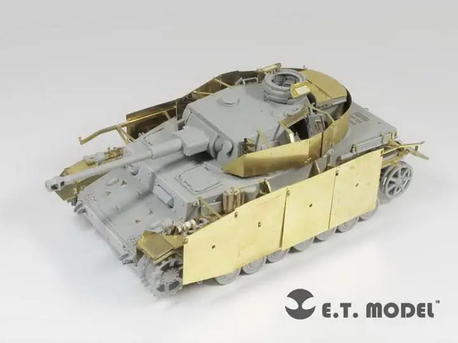 WWII German Panzer IV Upgrade Detail Parts Set 1/35 Resin Kit - resin model view 2