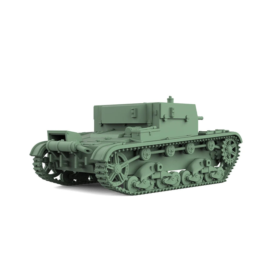 1/220 1/160 1/87 MRY-SFW SS616 Railway Military Model Kit Soviet AT-1 Tank Destroyer