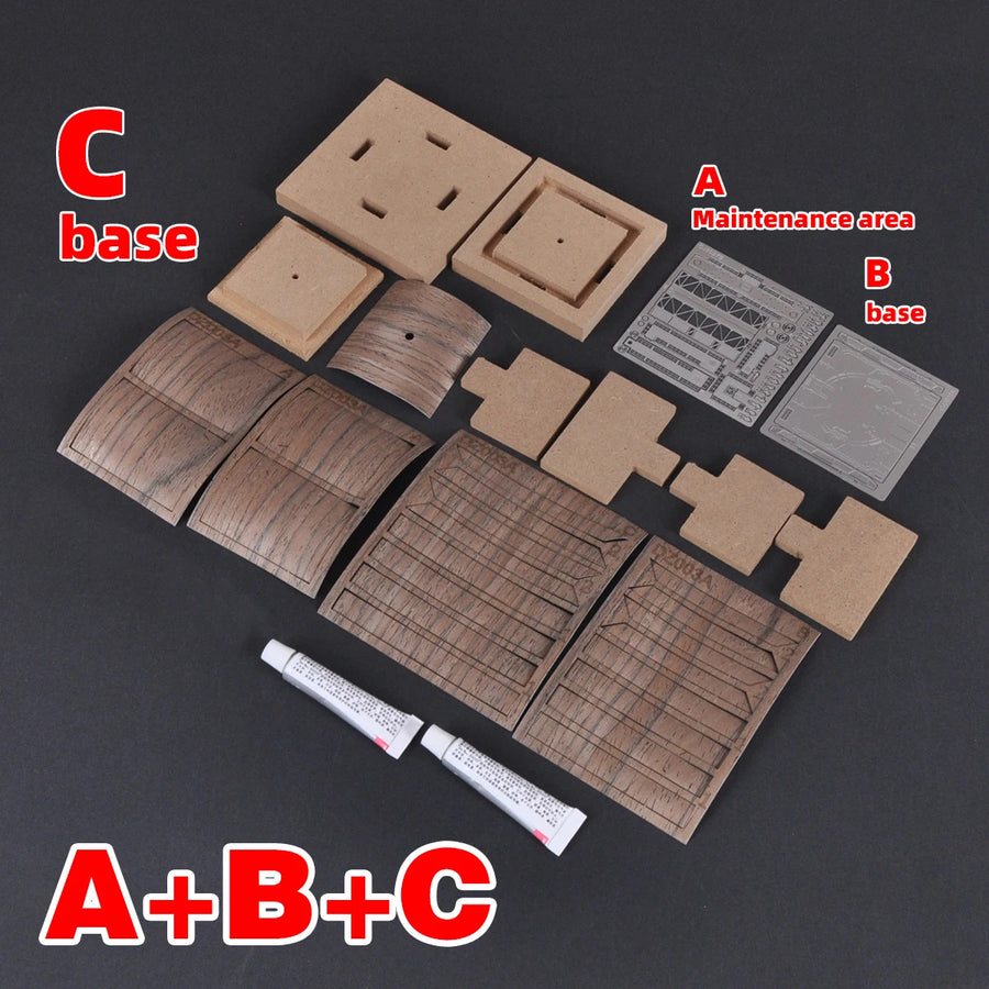 1/144 Photo Eatch PE Scale Model Kit Maintenance Platform Display Base Hobby Action Base Hobby Stand Accessory Figure HG RG BB