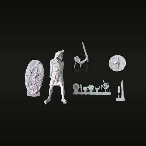 Ancient Roman Gladiator/Samnite Warrior with Gladius 75mm Resin Figure Kit