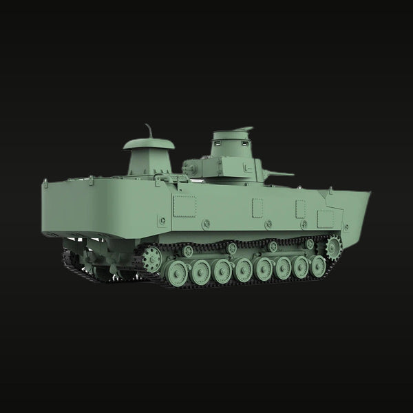 WWII Japanese Type 3 Ka-Chi Amphibious Tank 1/35 Resin Vehicle Kit
