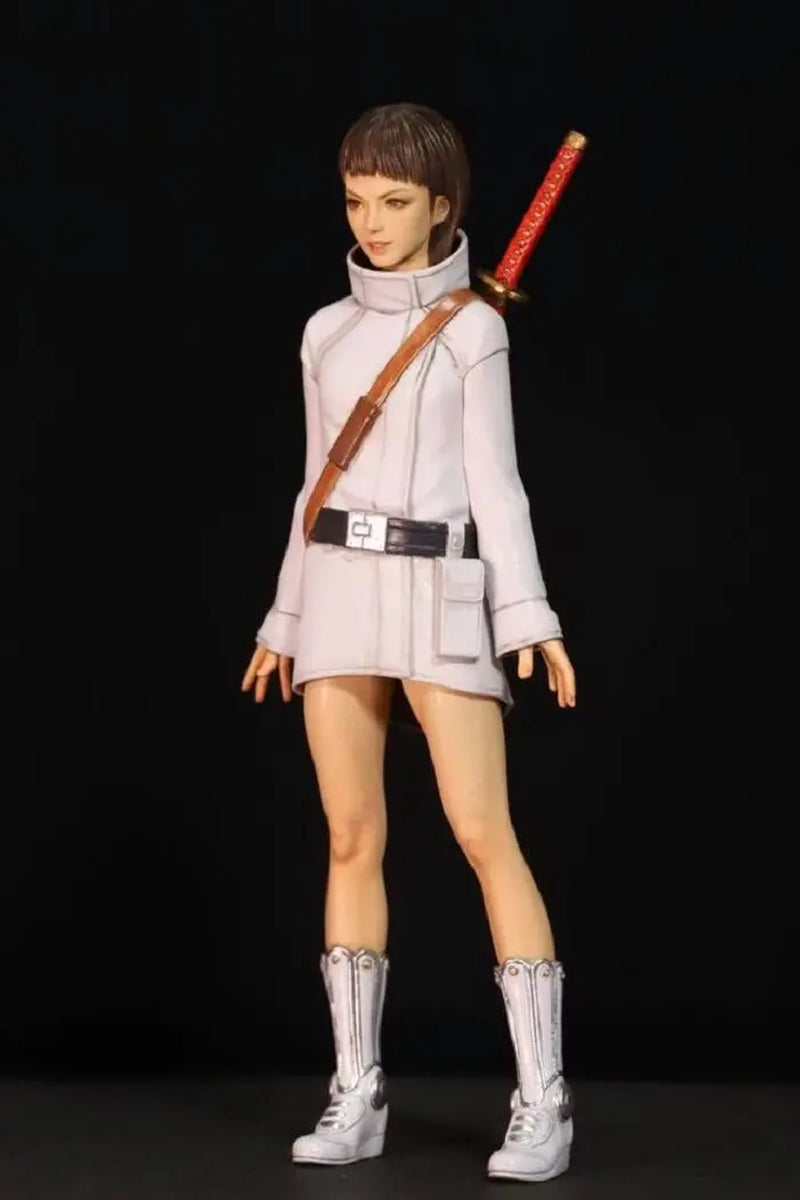 Sci-Fi Female Warrior with Katana Resin Figure Kit - resin model view 2