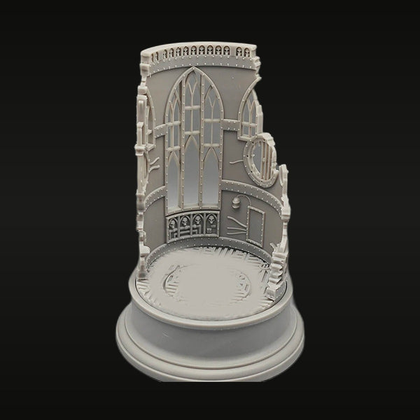 Gothic Cathedral Tower Diorama Base 1/35 Resin Model Kit