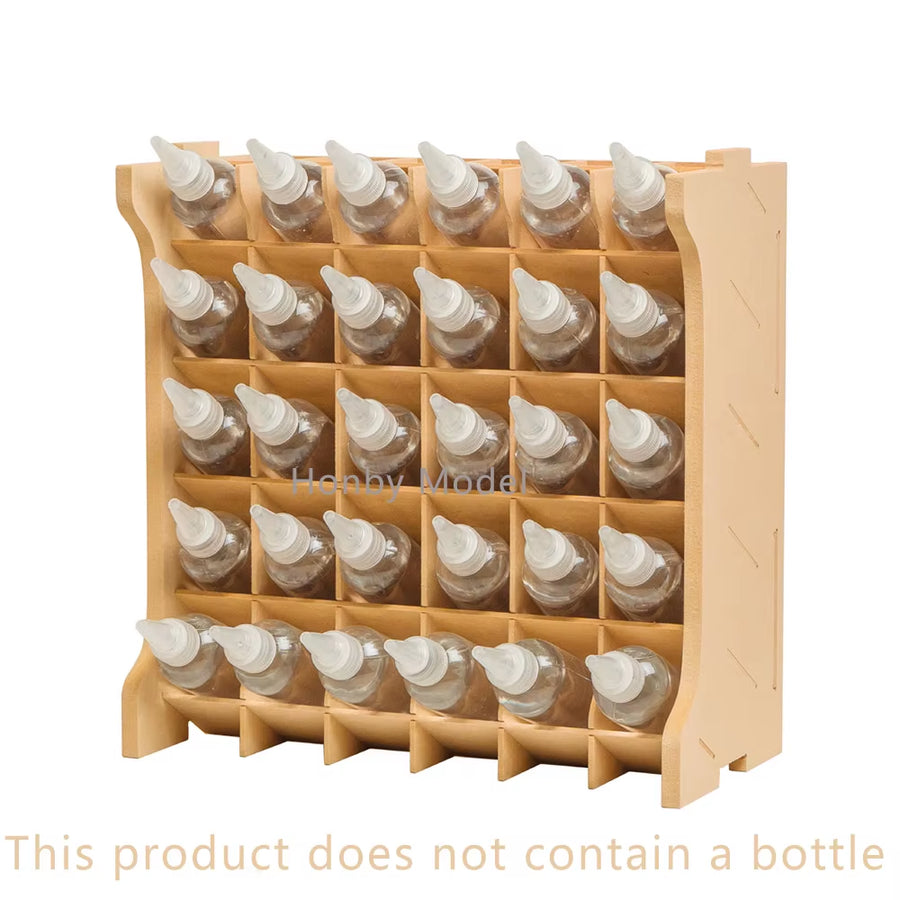 Wooden Tiered Display Organizer Rack for Resin Figures 1/35 Diorama Accessory - resin model view 5
