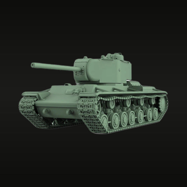 WWII Soviet KV-2 Heavy Tank 1/56 Resin Vehicle Kit
