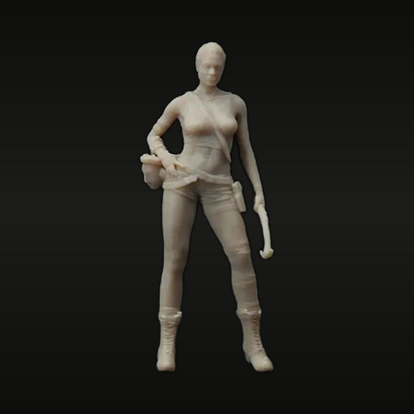 Lara Croft Tomb Raider 1/64 Resin Figure with Dual Pistols
