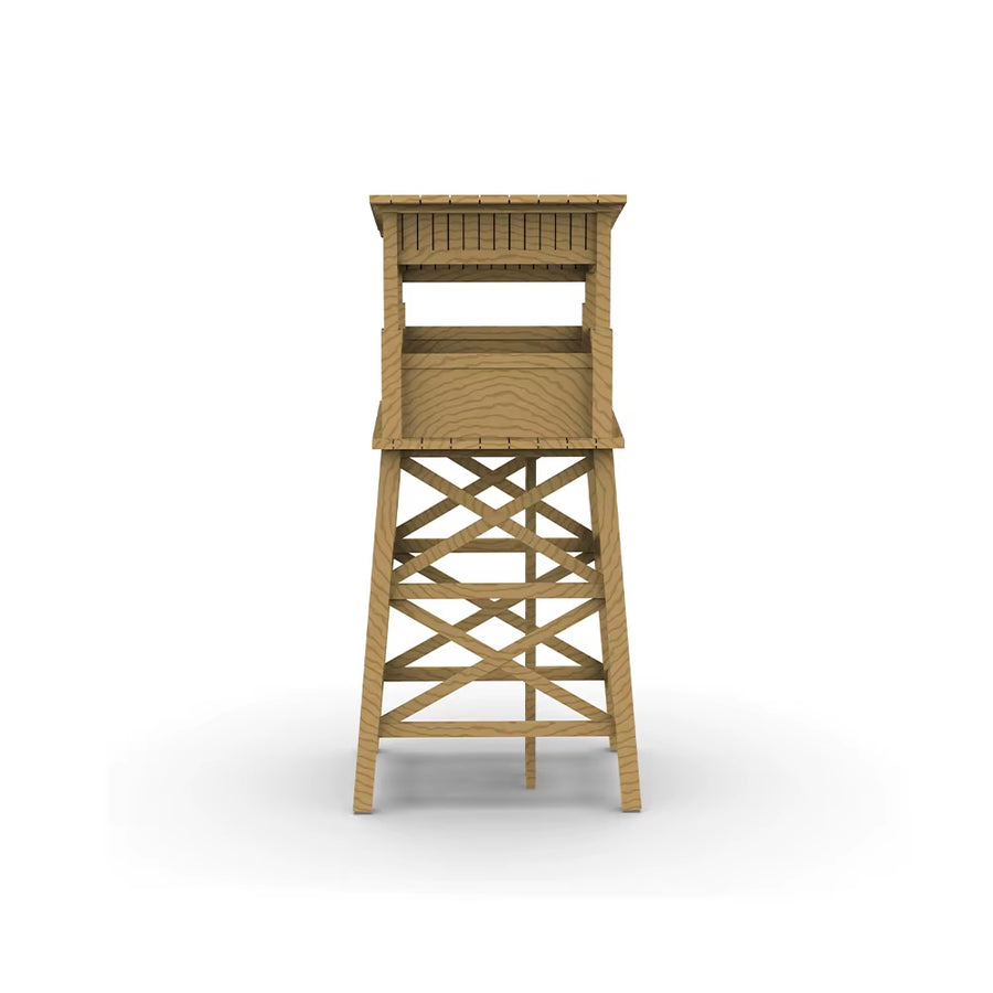 Railroad Observation Tower 1/87 Resin Terrain Kit – Diorama Building - resin model view 2