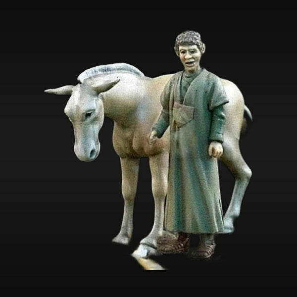Chinese Tang Dynasty Groom with Horse 1/35 Resin Figure Kit