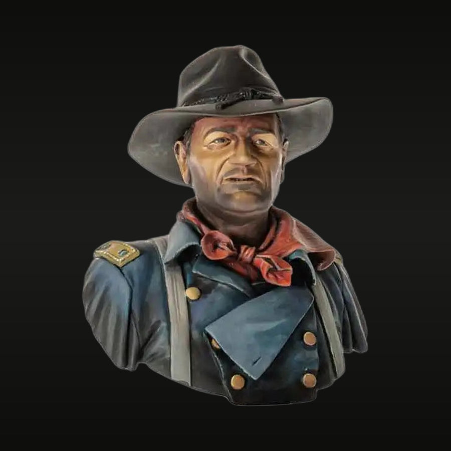 Wild West US Cavalry Officer Character Bust Resin Kit - unpainted resin model kit