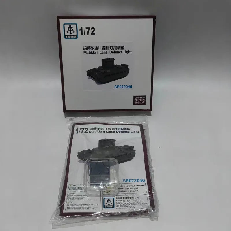 S-MODEL SP072046 1/72 Matilda II CDL Searchlight Type Assembly Model Kit