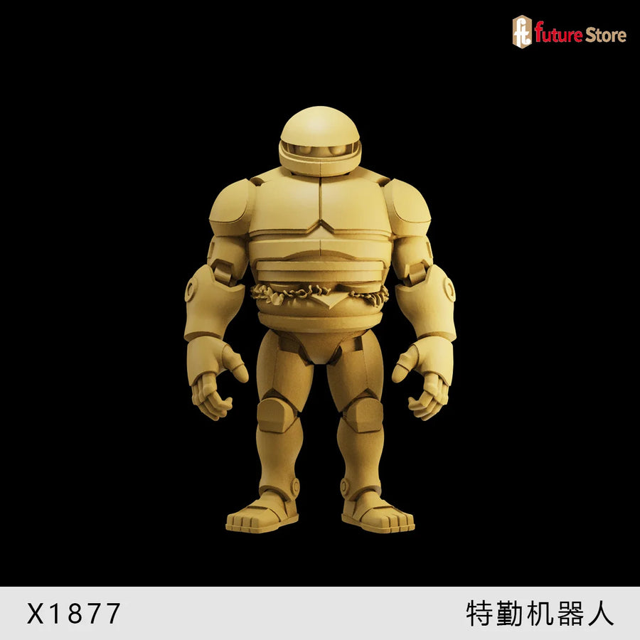 3D Print Miniature 1/64 Special Police Dog Robot Street Villains Figure Model Scene Mini Dolls Figurine Prop Crafts Decor