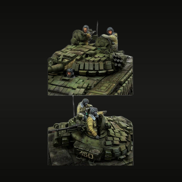 Modern Russian T-72/T-80 Tank Crew Winter 1/35 Resin Figure Set