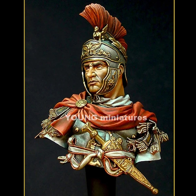 1/10 Roman Cavalry Officer Historical Military Subject Resin Figure Bust GK Uncoated No Colour