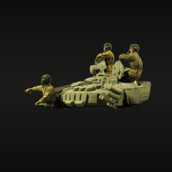 Modern Russian Tank Crew Chechnya 1/35 Resin Figure Set